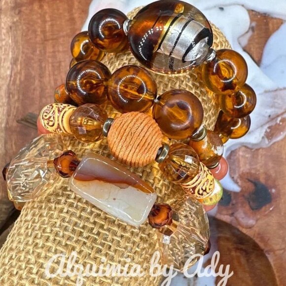 Alquimia by Ady Amber and Crystal Bracelet - Picture 2 of 3